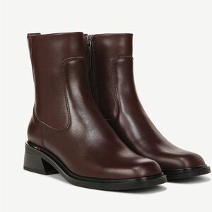 Franco Gracelyn Ankle Boot Castagno Brown Leather, New Size 10